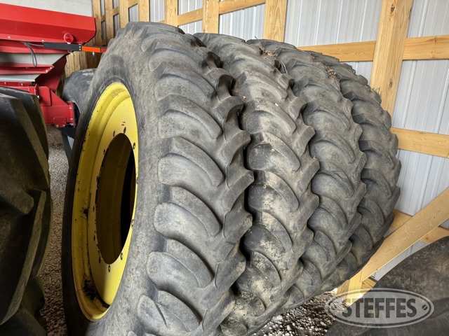 (4) 380/105R50 Firestone Radial 9100 tires